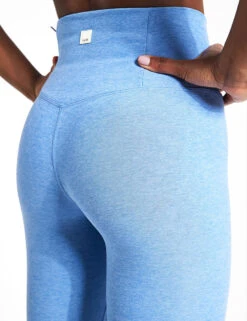 Vuori Clean Elevation Legging - Isle Blue Heather -The Sports Edit Store Vuori Clean Elevation Legging VW444 HIB Isle Blue Heather 0030