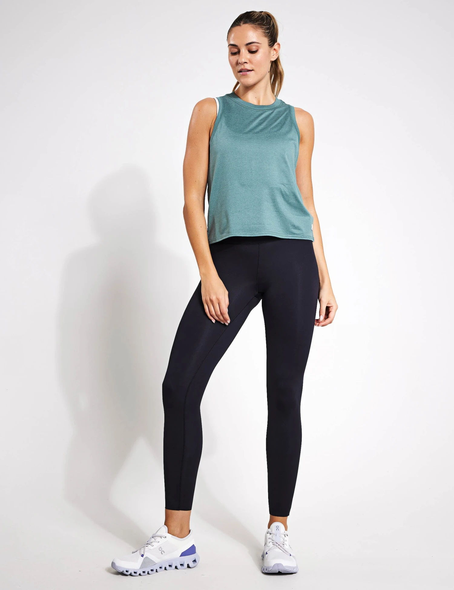 Vuori Energy Top - Iron Heather 5 Vuori Energy Top - Iron Heather - Image 3