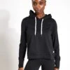 Vuori Halo Essential Hoodie - Black Heather -The Sports Edit Store Vuori Halo Essential Hoodie VW226 HBK Black Heather 0007