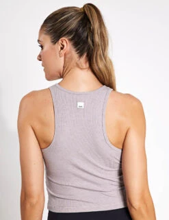 Vuori Pose Plyo Tank - Soft Pewter Heather -The Sports Edit Store Vuori Pose Plyo Tank VW1009 HEW Soft Pewter Heather 0015