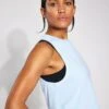Crop It Tank - Lighter Sky Blue -The Sports Edit Store YMO Crop It Tank YMOOP09 LIGHTER SKY BLUE 0012