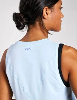 Crop It Tank - Lighter Sky Blue -The Sports Edit Store YMO Crop It Tank YMOOP09 LIGHTER SKY BLUE 0013
