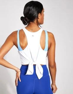Motion Tie Tank - White