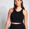 Full Circle Seamless Bra - Black 2 Full Circle Seamless Bra - Black -The Sports Edit Store YMO Seamless Bra BLACK 0006