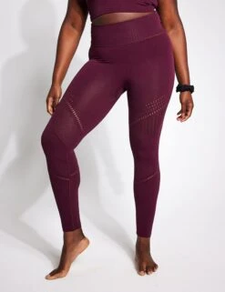 Full Circle Seamless Legging - Fig -The Sports Edit Store YMO Seamless Legging FIG 0002