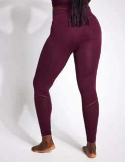 Full Circle Seamless Legging - Fig -The Sports Edit Store YMO Seamless Legging FIG 0004