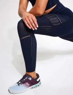 Full Circle Seamless Legging - Navy -The Sports Edit Store YMO Seamless Legging NAVY 0118