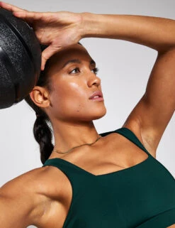 Spark Cross Strap Bra - Rainforest -The Sports Edit Store YMO Spark Cross Strap Bra YMOBRA03 RAINFOREST 0054