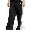 ADIDAS 3-Stripes Fleece Wide Pant - Black -The Sports Edit Store adidas 3 stripes fleece wide pant black kb5323 1