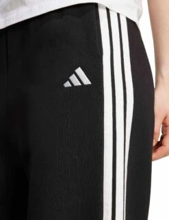 ADIDAS 3-Stripes Fleece Wide Pant - Black 11 ADIDAS 3-Stripes Fleece Wide Pant - Black -The Sports Edit Store adidas 3 stripes fleece wide pant black kb5323 4