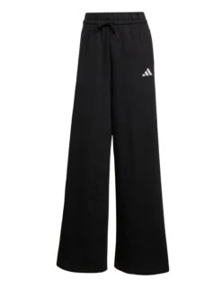 ADIDAS 3-Stripes Fleece Wide Pant - Black 13 ADIDAS 3-Stripes Fleece Wide Pant - Black -The Sports Edit Store adidas 3 stripes fleece wide pant black kb5323 6