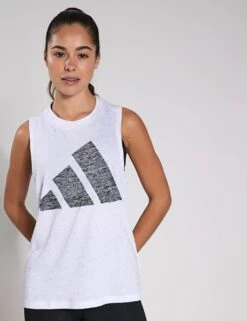 ADIDAS Essentials Winners Tank Top - White/Black
