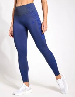 ADIDAS Seamless Branded 7/8 Leggings - Shadow Navy