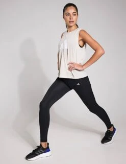 ADIDAS Train Essentials Big Performance Logo Training Tank Top - Wonder Alumina/White -The Sports Edit Store adidas Train Essentials Big Performance Logo Training Tank Top Wonder Alumina White JC9588S 0016