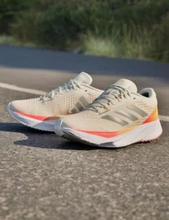 ADIDAS Adizero SL Performance Running Shoes - Ivory/Iron Metallic -The Sports Edit Store adidas adizero sl shoes ivory iron spark ig3341 8