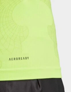 ADIDAS AEROREADY Pro Seamless Tennis Tank Top - Lucid Lemon -The Sports Edit Store adidas aeroready pro seamless tennis tank lemon IJ0485 3