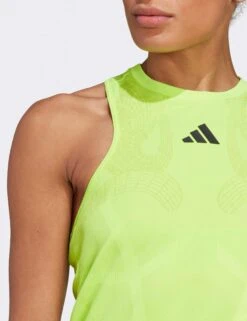 ADIDAS AEROREADY Pro Seamless Tennis Tank Top - Lucid Lemon -The Sports Edit Store adidas aeroready pro seamless tennis tank lemon IJ0485 4