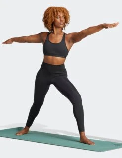 ADIDAS All Me Essentials Full-Length Leggings - Black -The Sports Edit Store adidas all me essentials full length leggings black il7327 5