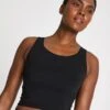 ADIDAS All Me Medium Support Bra Tank Top - Black