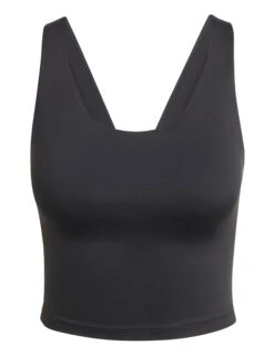 ADIDAS All Me Medium-Support Long Line Bra Tank Top - Black 9 ADIDAS All Me Medium-Support Long Line Bra Tank Top - Black -The Sports Edit Store adidas all me medium support long line bra tank top black it2726 7