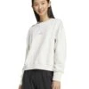 ADIDAS ALL SZN Fleece Loose Sweatshirt - Off White
