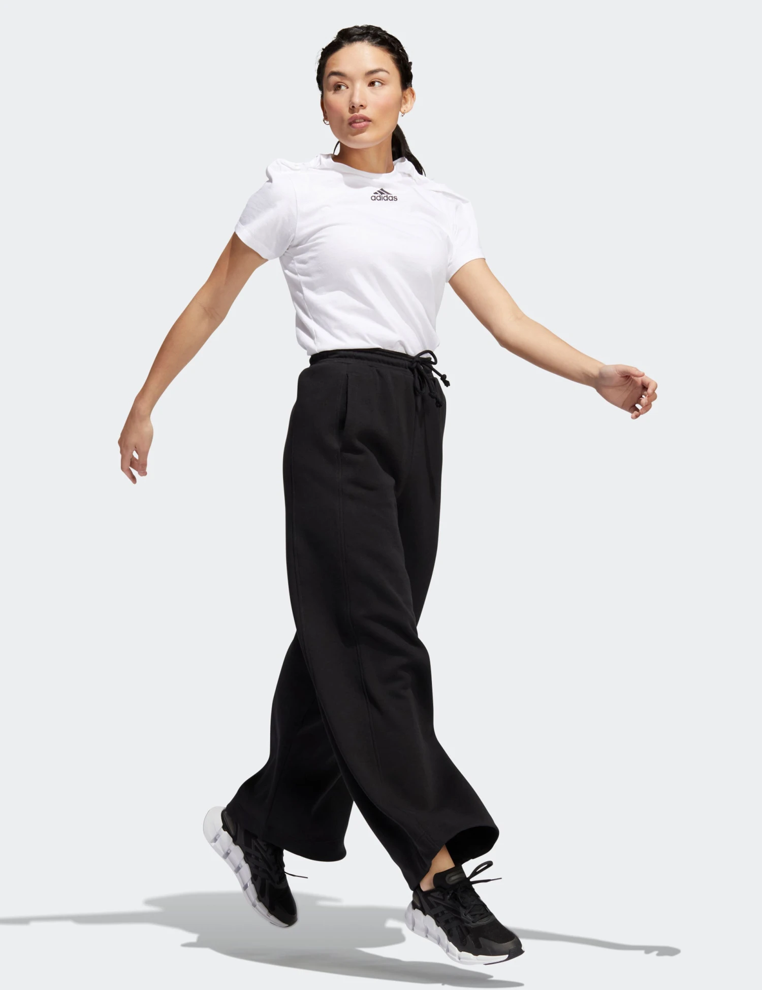 ADIDAS ALL SZN Fleece Wide Joggers - Black 7 ADIDAS ALL SZN Fleece Wide Joggers - Black - Image 5