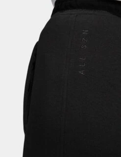 ADIDAS ALL SZN Fleece Wide Joggers - Black 11 ADIDAS ALL SZN Fleece Wide Joggers - Black -The Sports Edit Store adidas all szn fleece wide joggers black ht3302 5