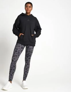 ADIDAS ALL SZN French Terry Loose Hoodie - Black -The Sports Edit Store adidas all szn french terry loose hoodie black iw1026 2