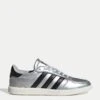 ADIDAS Breaknet Sleek Casual Shoes - Matte Silver/Core Black/Off White -The Sports Edit Store adidas breaknet sleek shoes silver black white jq8263 1