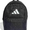 ADIDAS Classic 3 Bar Logo Backpack - Black/White Performance Bag 2 ADIDAS Classic 3 Bar Logo Backpack - Black/White Performance Bag -The Sports Edit Store adidas classic 3 bar logo backpack black white ji6953 1
