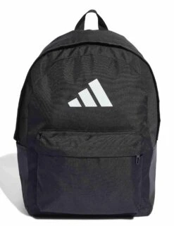 ADIDAS Classic 3 Bar Logo Backpack - Black/White Performance Bag