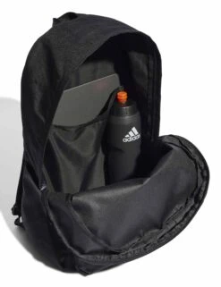 ADIDAS Classic 3 Bar Logo Backpack - Black/White Performance Bag 11 ADIDAS Classic 3 Bar Logo Backpack - Black/White Performance Bag -The Sports Edit Store adidas classic 3 bar logo backpack black white ji6953 4