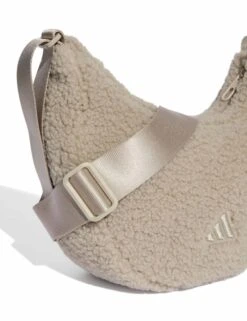 ADIDAS Classic Winterized Shoulder Bag - Wonder Alumina/Chalk White -The Sports Edit Store adidas classic winterized shoulder bag alumina white jn3108 5