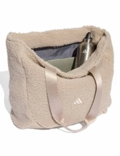 ADIDAS Classic Winterized Tote Bag - Wonder Alumina/Chalk White -The Sports Edit Store adidas classic winterized tote bag alumina white jn0915 4