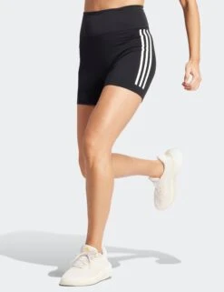 ADIDAS DailyRun 3-Stripes 5" Leggings - Black