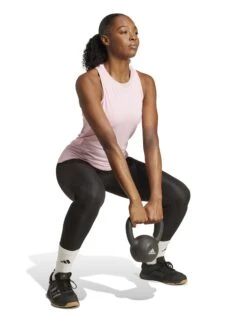 ADIDAS Designed For Training Tank Top - True Pink/White -The Sports Edit Store adidas designed for training tank top pink white jx4765 5