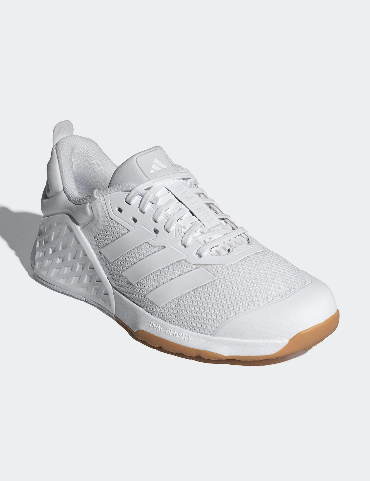 ADIDAS Dropset 3 Strength Training Shoes - Cloud White/Crystal White 4 ADIDAS Dropset 3 Strength Training Shoes - Cloud White/Crystal White - Image 2