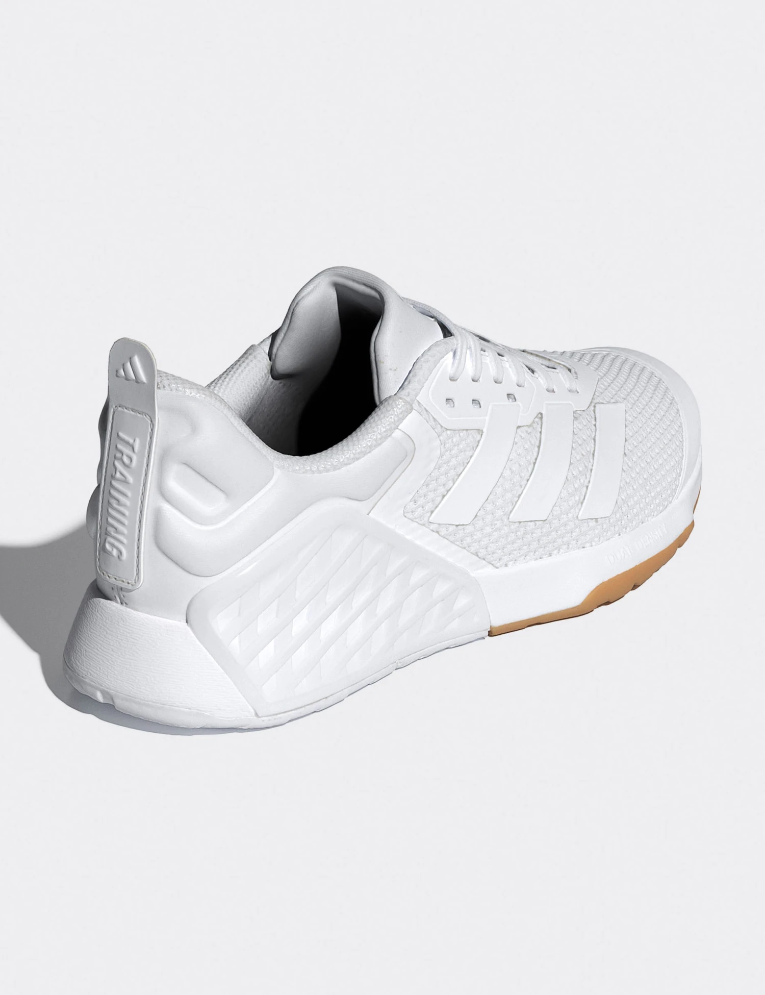ADIDAS Dropset 3 Strength Training Shoes - Cloud White/Crystal White 5 ADIDAS Dropset 3 Strength Training Shoes - Cloud White/Crystal White - Image 3