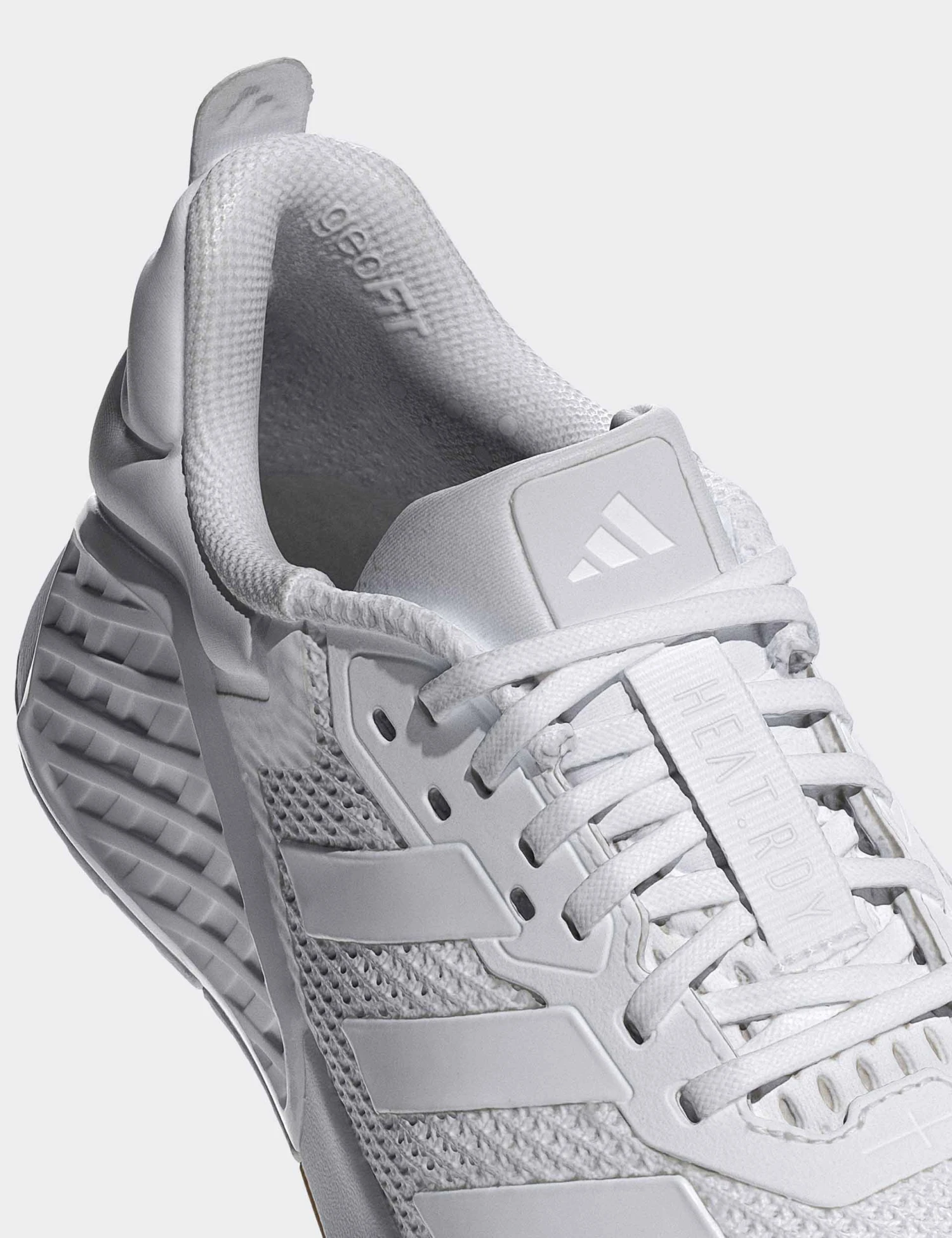 ADIDAS Dropset 3 Strength Training Shoes - Cloud White/Crystal White 8 ADIDAS Dropset 3 Strength Training Shoes - Cloud White/Crystal White - Image 6