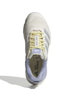 ADIDAS Dropset 3 Strength Training Shoes - Chalk White/Halo Silver -The Sports Edit Store adidas dropset 3 strength training shoes white silver violet ji3903 5