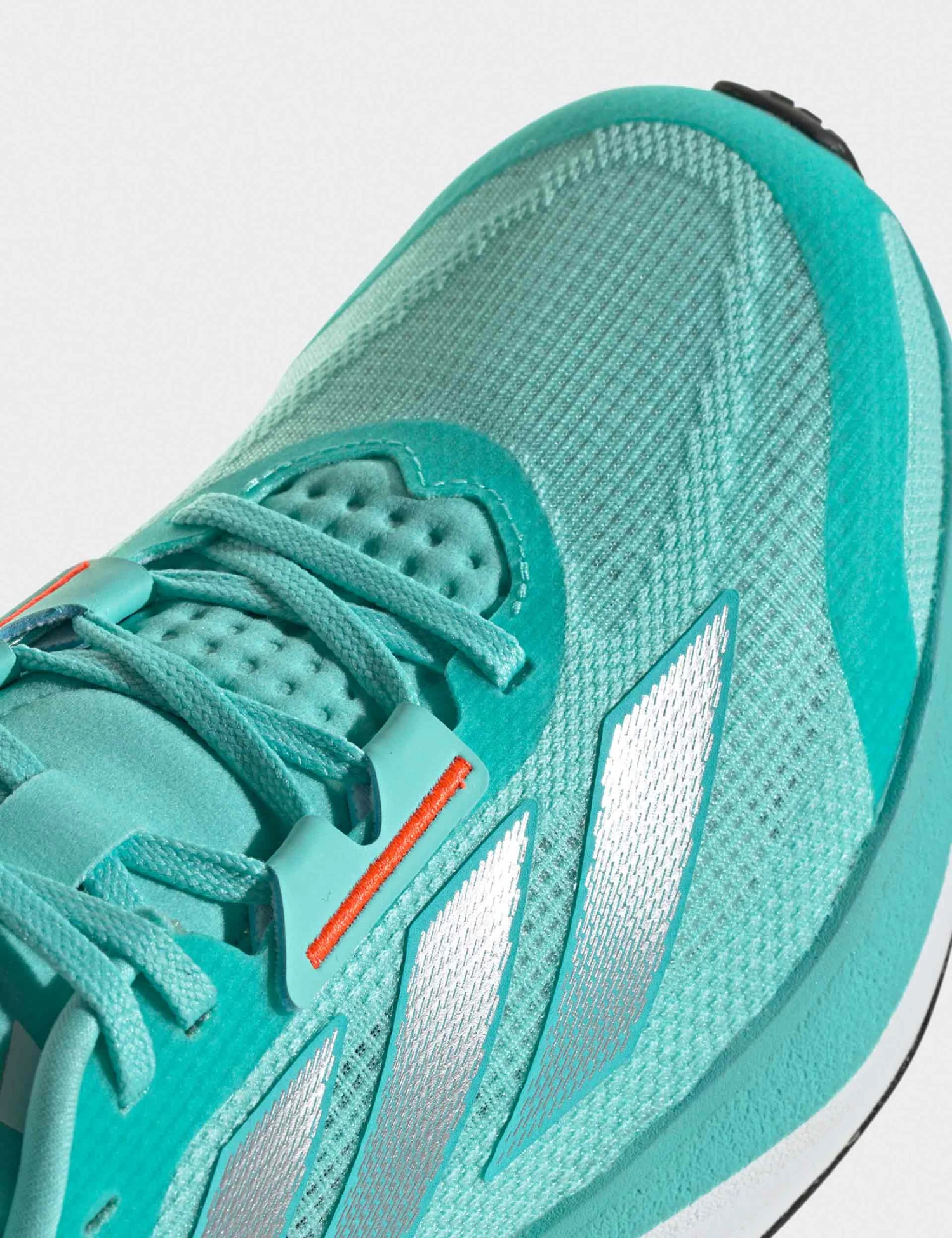ADIDAS Duramo Speed Running Shoes - Flash Aqua/Silver Metallic 8 ADIDAS Duramo Speed Running Shoes - Flash Aqua/Silver Metallic - Image 6