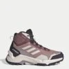 ADIDAS Eastrail 2.0 Mid RAIN.RDY Hiking Shoes - Warm Clay/Putty Mauve/Preloved Fig -The Sports Edit Store adidas eastrail 2 0 mid rain rdy hiking shoes clay mauve fig jp5115 1