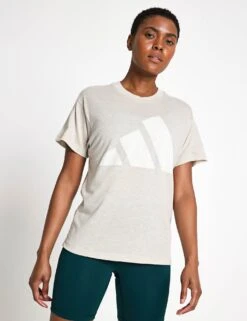 ADIDAS Essentials Winners T-Shirt - Wonder Alumina/White