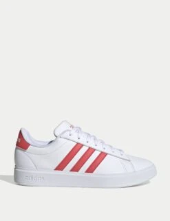ADIDAS Grand Court 2.0 Shoes - Cloud White/Semi Lucid Red