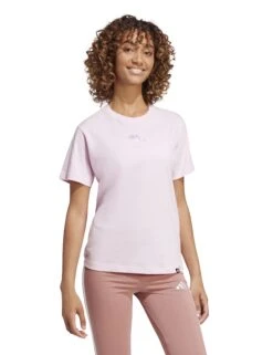ADIDAS Lounge Mini Graphic T-Shirt - Clear Pink