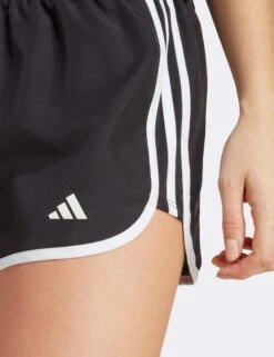 ADIDAS Marathon 20 Running Shorts - Black/White -The Sports Edit Store adidas marathon 20 running shorts black white ic5184 6