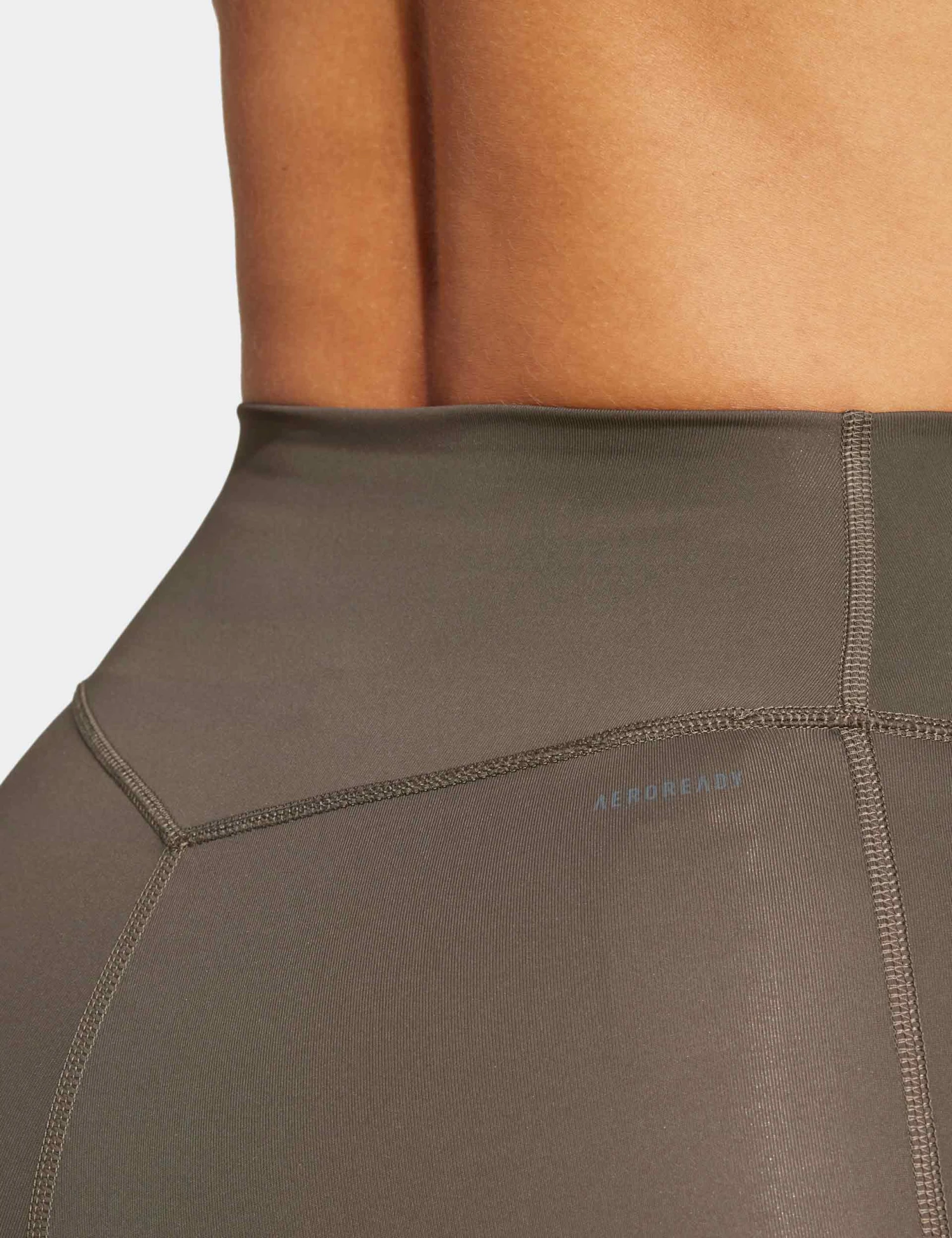 ADIDAS Optime Full-Length Leggings - Shadow Olive 6 ADIDAS Optime Full-Length Leggings - Shadow Olive - Image 4