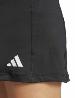 ADIDAS Optime Skirt With Integrated Bike Shorts - Black -The Sports Edit Store adidas optime skirt with integrated bike shorts black jg6172 4