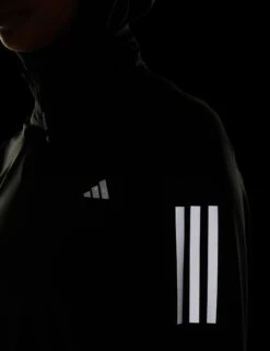 ADIDAS Own The Run Half-Zip Jacket - Black -The Sports Edit Store adidas own the run half zip jacket black ik7440 3
