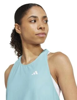 ADIDAS Own The Run Tank Top - Mint Ton -The Sports Edit Store adidas own the run tank top mint jx2252 3